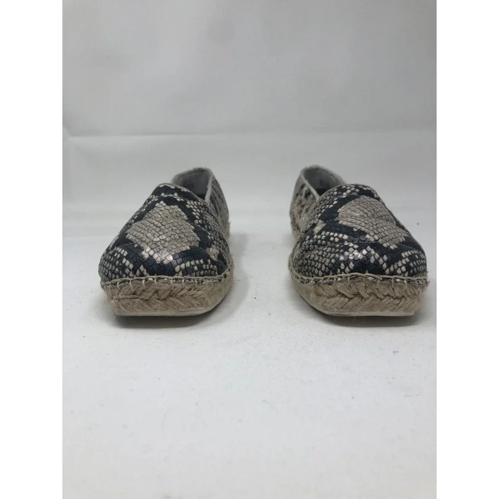 FRANCO SARTO Kiya Women's US 10 Snake Skin‎ Print Espadrille Slip On